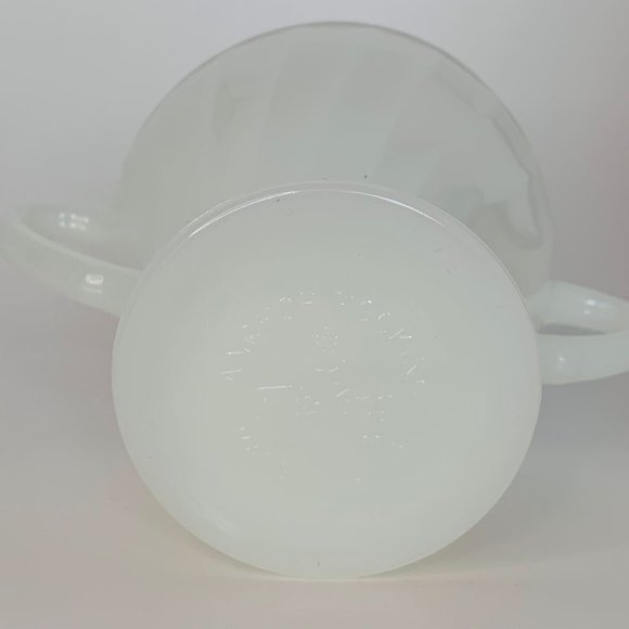 Vintage Swirl Golden Shell Lustre Creamer & Open Sugar by Anchor Hocking - Picture 11 of 13